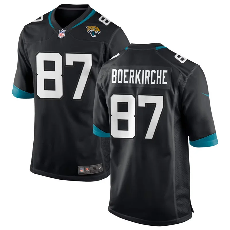 Mens Jacksonville Jaguars #87 Nate Boerkircher Nike Black Vapor F.U.S.E. Limited Jersey