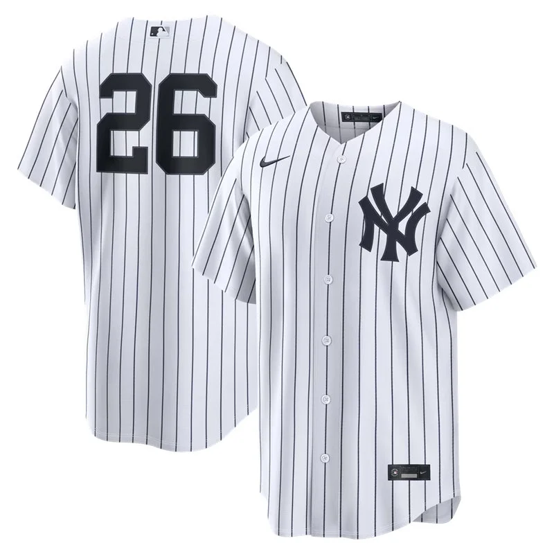 Mens New York Yankees #26 Luis Garcia Jr. Nike White Home Limited Jersey