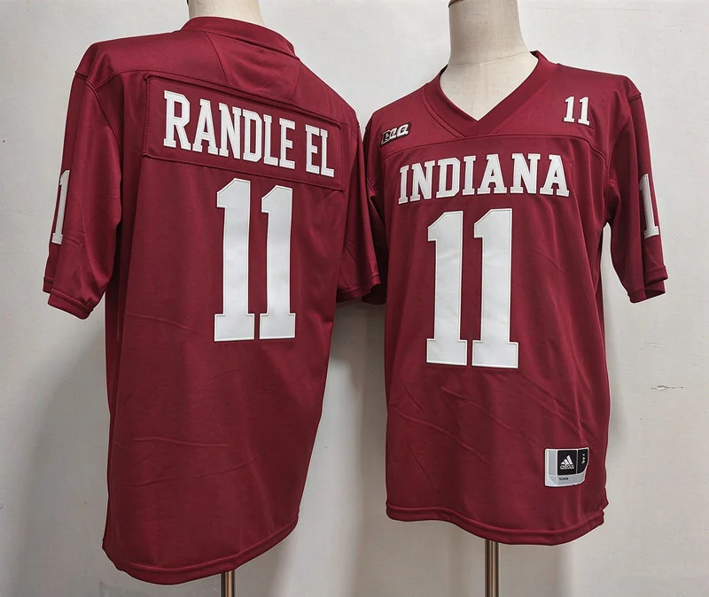 Indiana Hoosiers #11 Antwaan Randle El Crimson Indiana Football Game Jersey Indiana Hoosiers #11 Antwaan Randle El Crimson Indiana Football Game Jersey