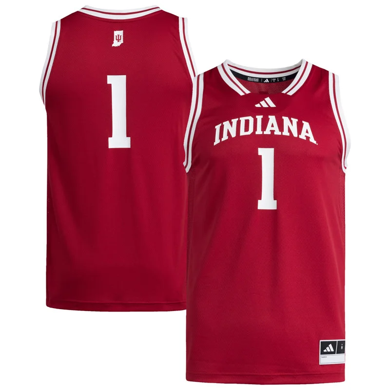 Indiana Hoosiers #1 Darren Harris 2026-27 Crimson College Basketball Game Jersey Indiana Hoosiers #1 Darren Harris 2026-27 Crimson College Basketball Game Jersey