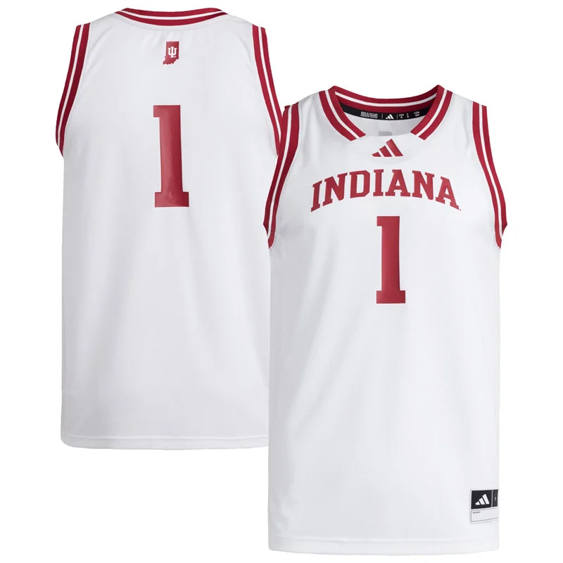 Indiana Hoosiers #1 Darren Harris 2026-27 White College Basketball Game Jersey