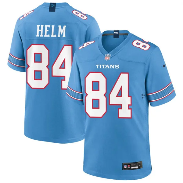 Mens Tennessee Titans #84 Gunnar Helm Nike 2026 Light Blue Vapor F.U.S.E. Limited Jersey