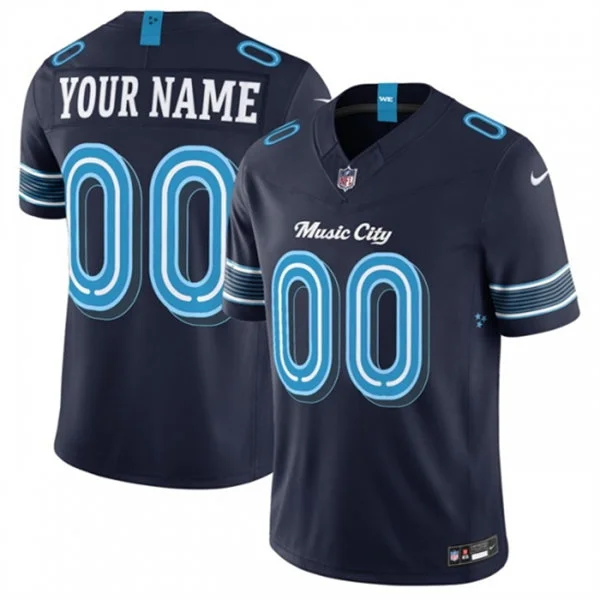 Tennessee Titans Custom Navy 2026 F.U.S.E Rivalries Collection Limited Jersey