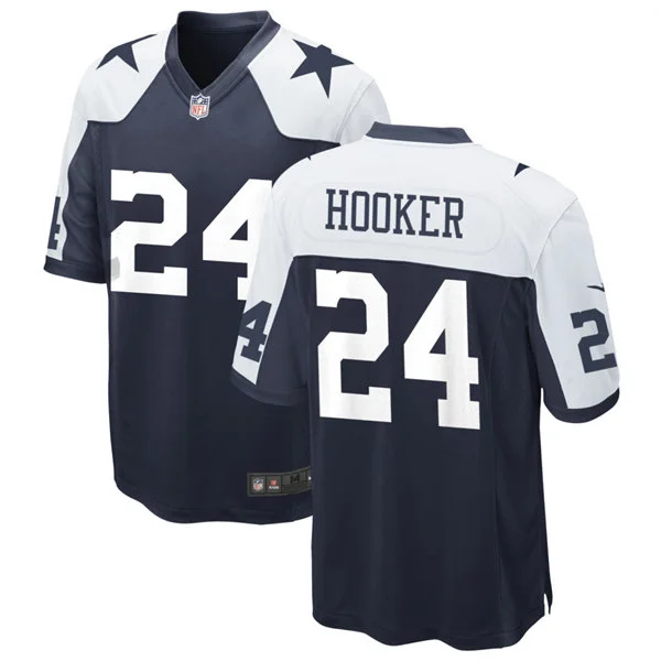 Womens Dallas Cowboys #24 Malik Hooker Nike Navy Alternate Limited Jersey