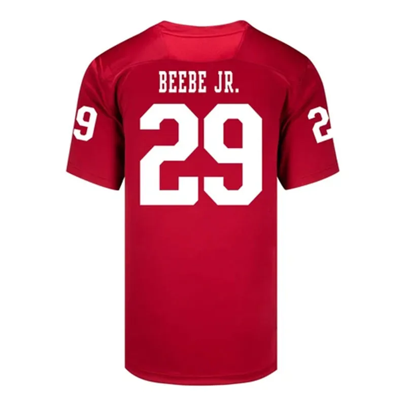 Indiana Hoosiers #29 Lee Beebe Jr. Crimson Indiana Football Game Jersey Indiana Hoosiers #29 Lee Beebe Jr. Crimson Indiana Football Game Jersey