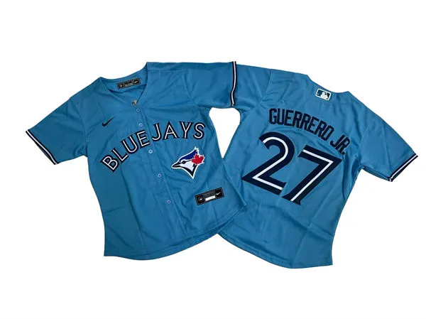 Women's Toronto Blue Jays #27 Vladimir Guerrero Jr. Nike Powder Blue Alternate Jersey