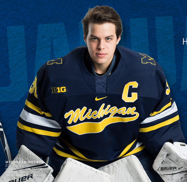 Mens Michigan Wolverines #31 Strauss Mann Stitched Nike Navy Hockey Jersey Mens Michigan Wolverines #31 Strauss Mann Stitched Nike Navy Hockey Jersey