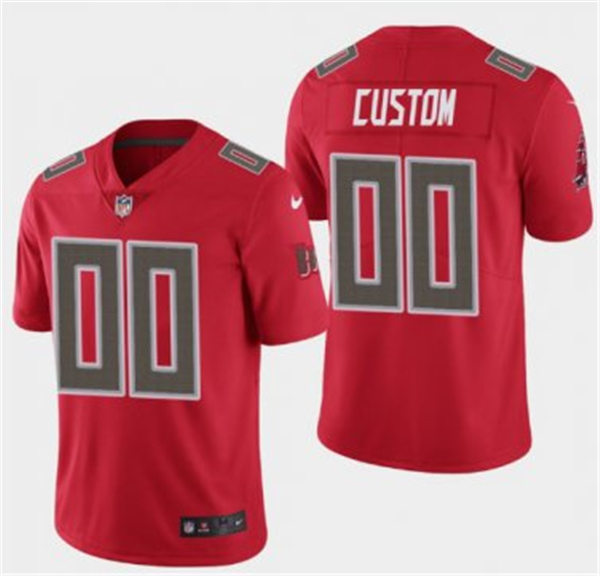 Tampa Bay Buccaneers Custom Nike Red Color Rush Vapor F.U.S.E. Limited Jersey