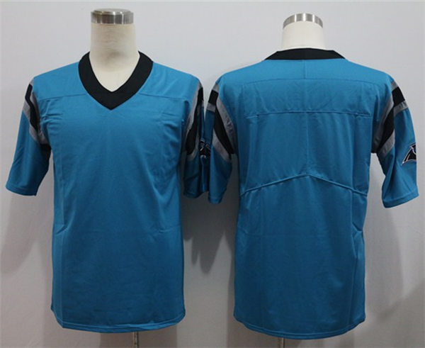 Men's Carolina Panthers Blank Blue Nike Vapor Untouchable Team Jersey