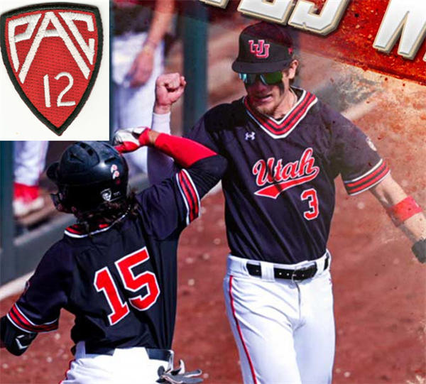 Mens Youth Utah Utes Custom PAC12 Black Retro Pullover Baseball Game Jersey