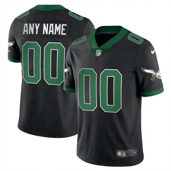 Philadelphia Eagles Custom Nike Black Retro F.U.S.E. Vapor Limited Jersey