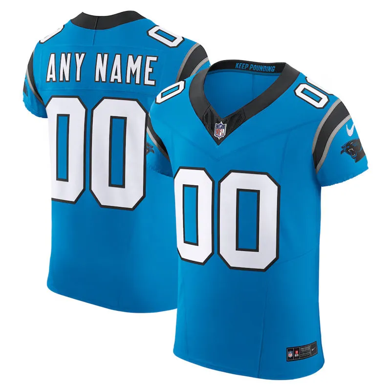 Carolina Panthers Customized Nike Blue Alternate Vapor F.U.S.E. Limited Jersey