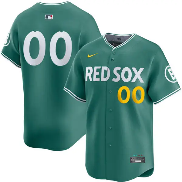 Boston Red Sox Custom Green 2025 City Connect 2.0 Limted Jersey