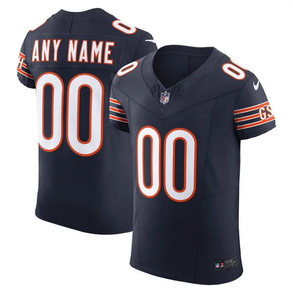 Chicago Bears Customized Nike Navy Vapor F.U.S.E. Limited Jersey