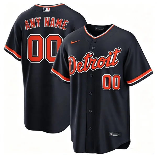 Detroit Tigers Custom Nike 2026 Navy Alternate Limited Jersey