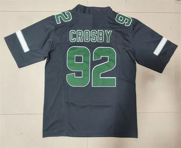 Eastern Michigan Eagles #92 Maxx Crosby charcoal Football Game Jerey Eastern Michigan Eagles #92 Maxx Crosby charcoal Football Game Jerey