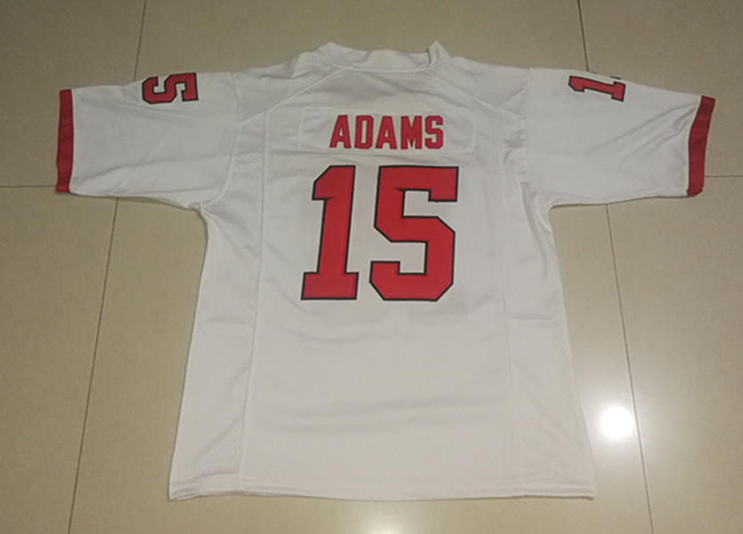 Men's Fresno State Bulldogs #15 Davante Adams Adidas 2020 White College Football Jersey Men's Fresno State Bulldogs #15 Davante Adams Adidas 2020 White College Football Jersey