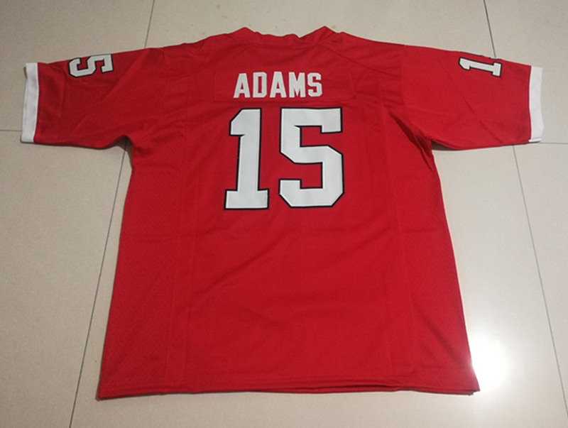 Men's Fresno State Bulldogs #15 Davante Adams Adidas 2020 Red College Football Jersey Men's Fresno State Bulldogs #15 Davante Adams Adidas 2020 Red College Football Jersey