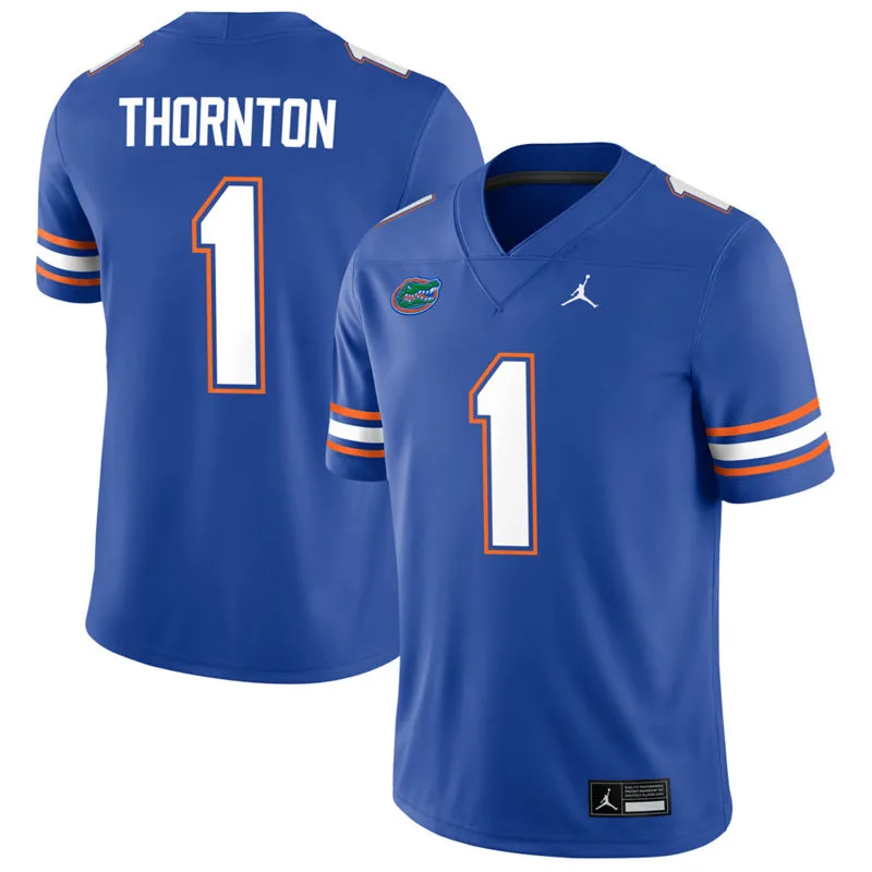 Florida Gators #1 Vernell Brown III 2026 Royal Football Game Jersey