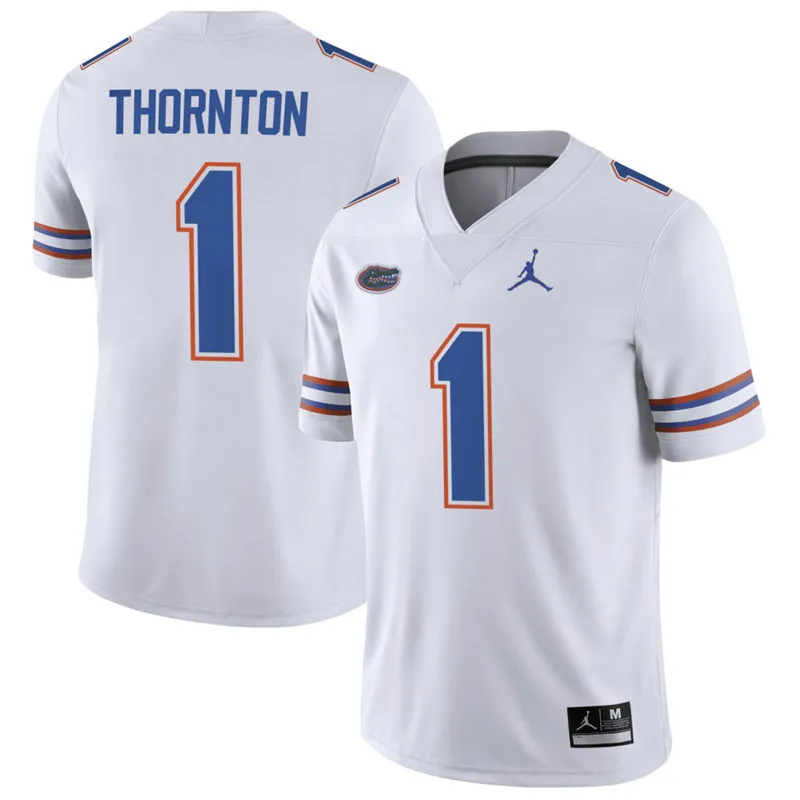Florida Gators #1 Vernell Brown III White 2026 Football Game Jersey