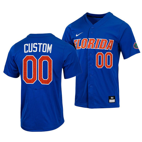 Florida Gators Custom Nike Royal Florida Baseball Jersey