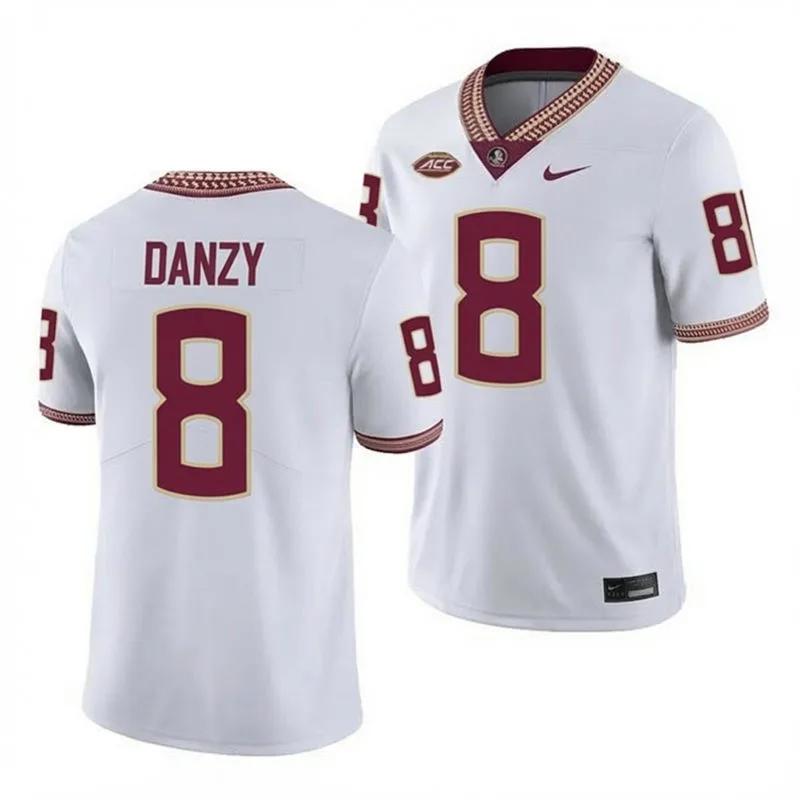 Florida State Seminoles #8 Micahi Danzy Nike 2026 white Football Game Jersey