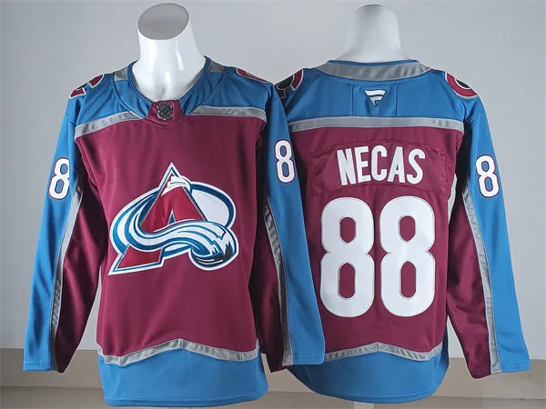Men's Colorado Avalanche #88 Martin Necas Fanatics Burgundy Home Primegreen Player Jersey