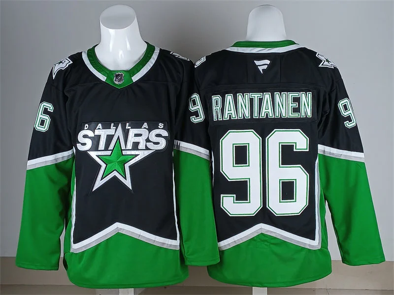 Men's Dallas Stars #96 Mikko Rantanen 99 Cup Champs Throwback Jersey Black
