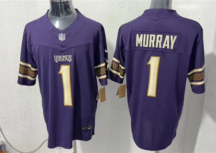 Men's Minnesota Vikings #1 Kyler Murray Purple 2026 F. U. S. E. Rivalries Collection Limited Jersey