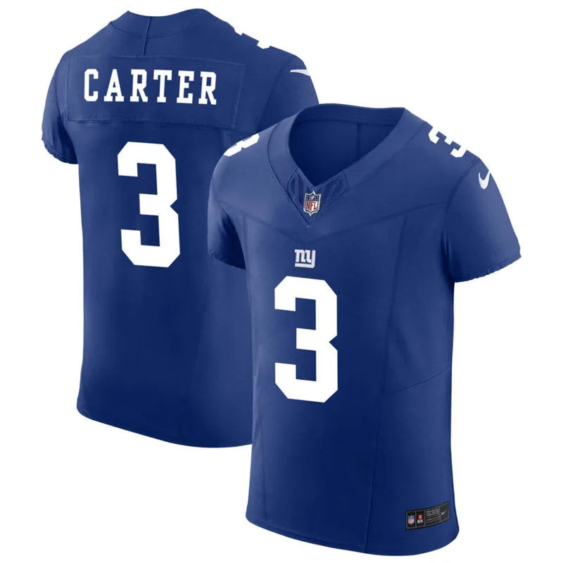 Women's  New York Giants #3 Abdul Carter Nike Royal Limited Jersey