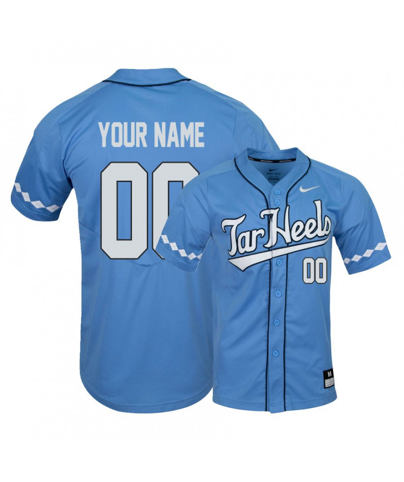 North Carolina Tar Heels Custom Nike Blue 2020 Tar Heels Baseball Jersey