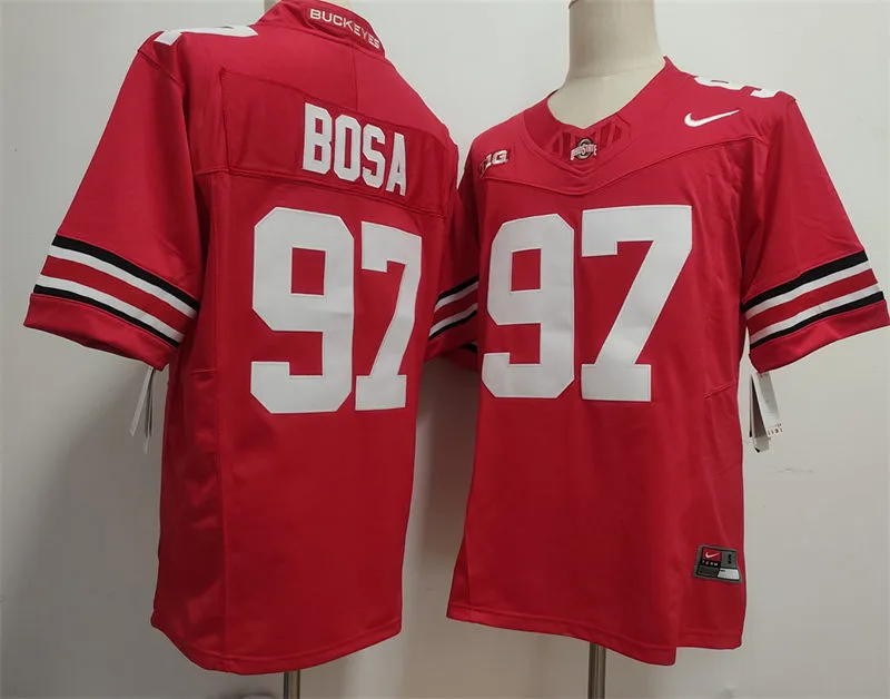Men's Ohio State Buckeyes #97 Joey Bosa Red Nike Limited College Football Jersey