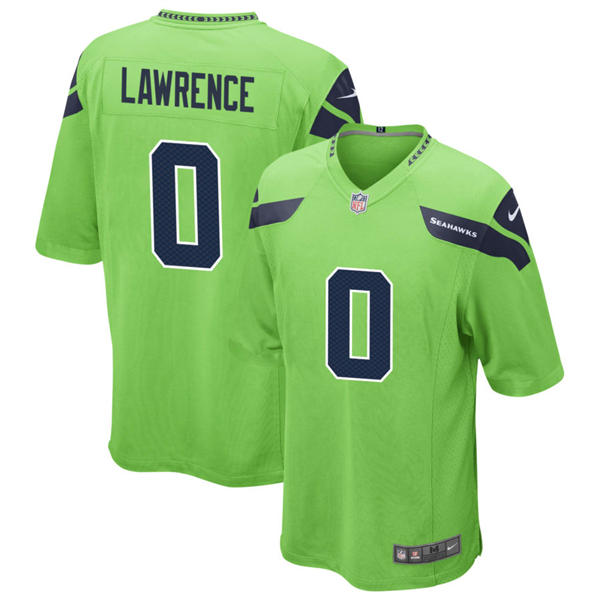Youth Seattle Seahawks #0 DeMarcus Lawrence Nike Neon Green Limited Jersey