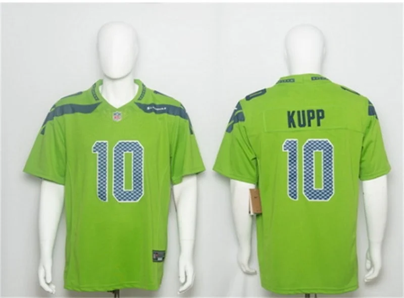 Men's Seattle Seahawks #10 Cooper Kupp Nike Neon Green Alternate Vapor F.U.S.E. Limited Jersey