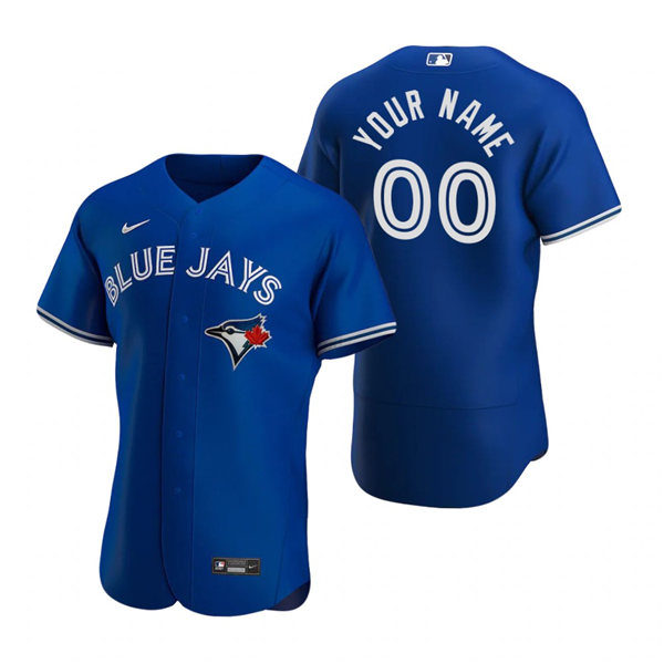 Mens Toronto Blue Jays Custom  Nike Royal Flex Base Jersey