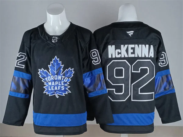 Men's Toronto Maple Leafs #92 Gavin McKenna Fanatics Black Alternate Reversible Next Gen Jersey