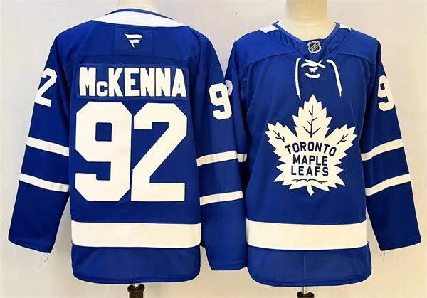 Men's Toronto Maple Leafs #92 Gavin McKenna Fanatics Home Blue Premium Player Jersey
