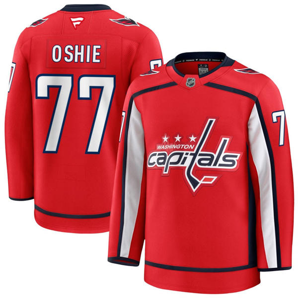 Youth Washington Capitals #77 T. J. Oshie Fanatics Red Alternate Jersey