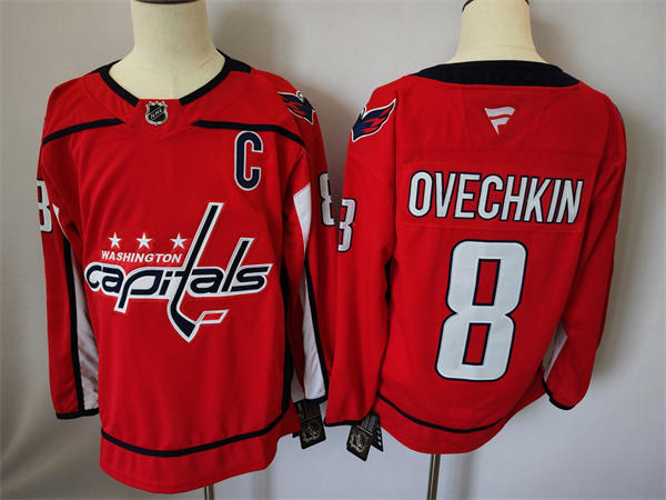Youth Washington Capitals #8 Alexander Ovechkin Fanatics Home Red Premium Jersey