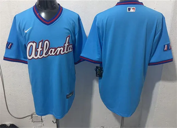 Mens Atlanta Braves Blank 2026 Blue City Connect 2.0 Limited Team Jersey