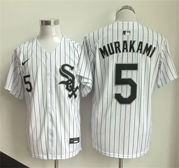 Mens Chicago White Sox #5 Munetaka Murakami Nike White Home Limited Jersey