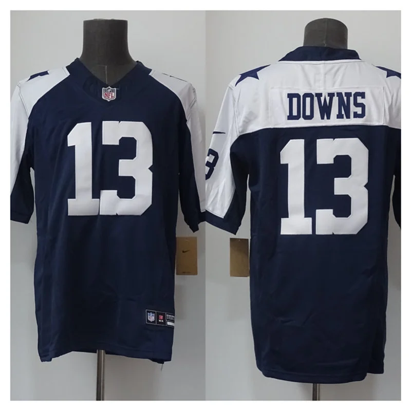 Mens Dallas Cowboys #13 Caleb Downs Nike Navy Alternate Vapor F.U.S.E. Limited Jersey