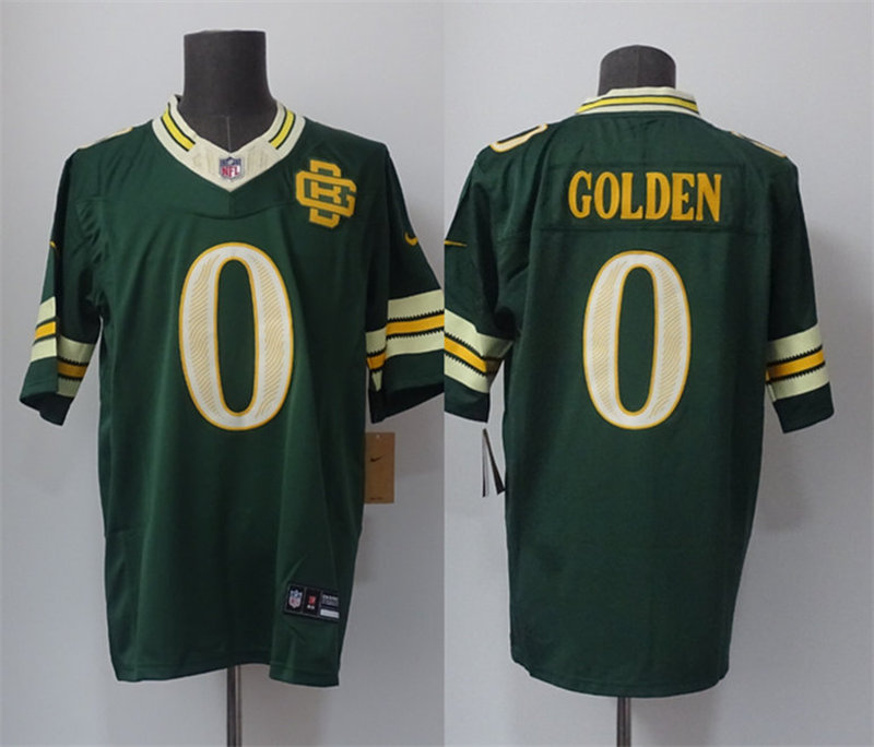 Mens Green Bay Packers #0 Matthew Golden  Green 2026 F.U.S.E. Rivalries Collection Limited Jersey
