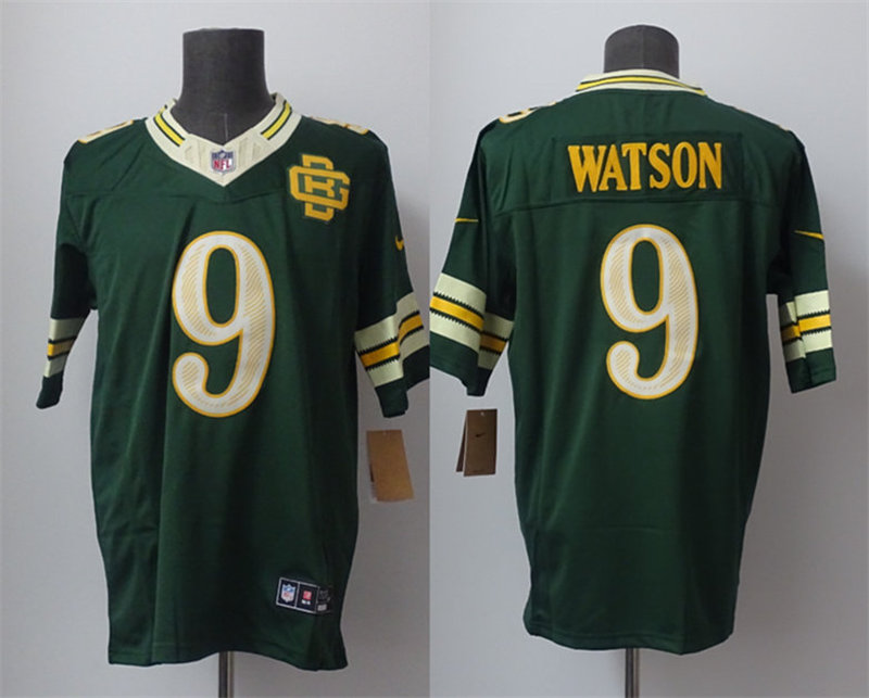 Mens Green Bay Packers #9 Christian Watson Green 2026 F.U.S.E. Rivalries Collection Limited Jersey