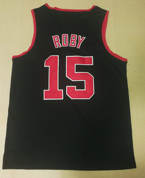 Mens Nebraska Huskers #15 Isaiah Roby 2012--19 Black Adidas College Basketball Game Jersey Mens Nebraska Huskers #15 Isaiah Roby 2012--19 Black Adidas College Basketball Game Jersey