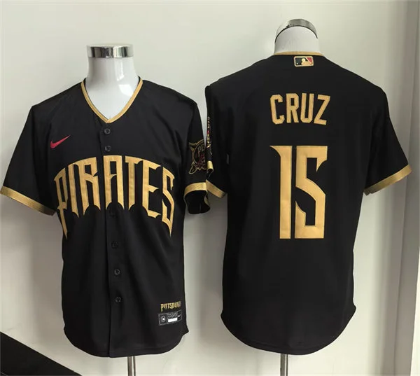 Mens Pittsburgh Pirates #15 Oneil Cruz 2026 Black City Connect 2.0 Limited Jersey