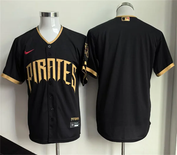 Mens Pittsburgh Pirates Blank 2026 Black City Connect 2.0 Limited Jersey