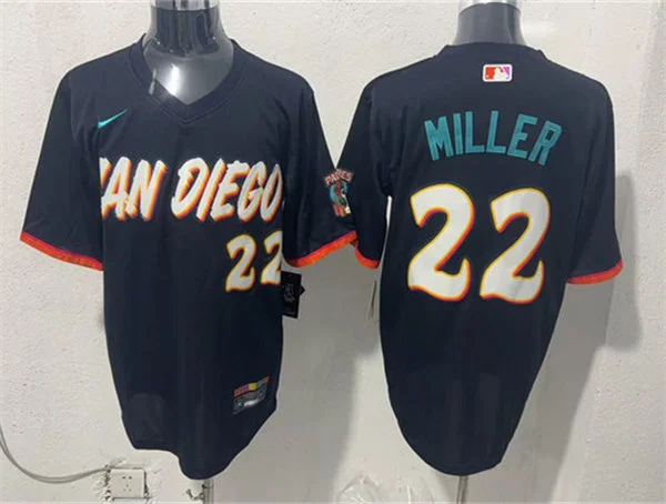 Mens San Diego Padres #22 Mason Miller Nike 2026 Obsidian City Connect Limited Jersey
