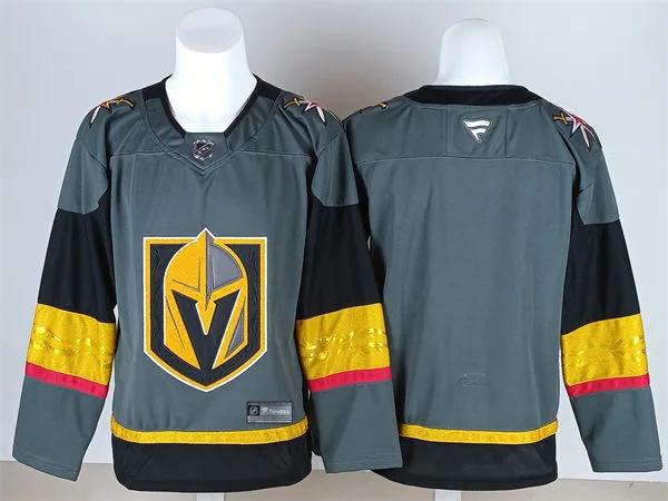 Men's Vegas Golden Knights Blank Fanatics Grey Jersey
