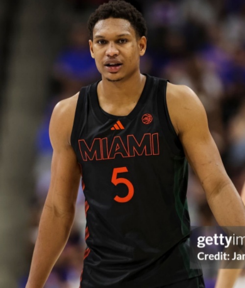 Miami Hurricanes Custom 2026 Black  College Basketball Game Jersey